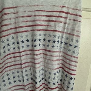 New Eddie Bauer Lightweight Stars Stripes Tank Top SZ Large *